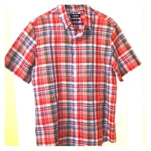 Chaps short sleeve button down